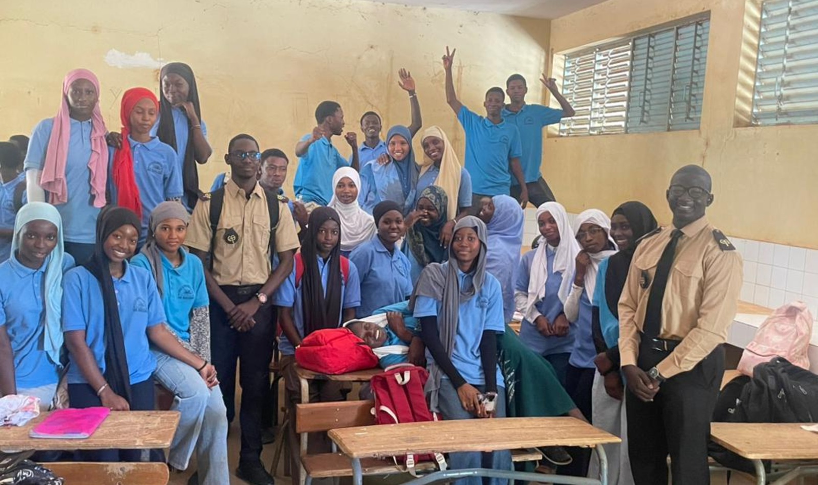 Utilisation d'EduBox dans une salle de classe